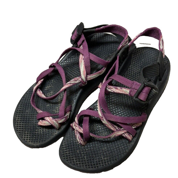 Chaco Shoes - Chaco Womens Sandals Size 7 Purple Comfort Walking Shoes Strappy